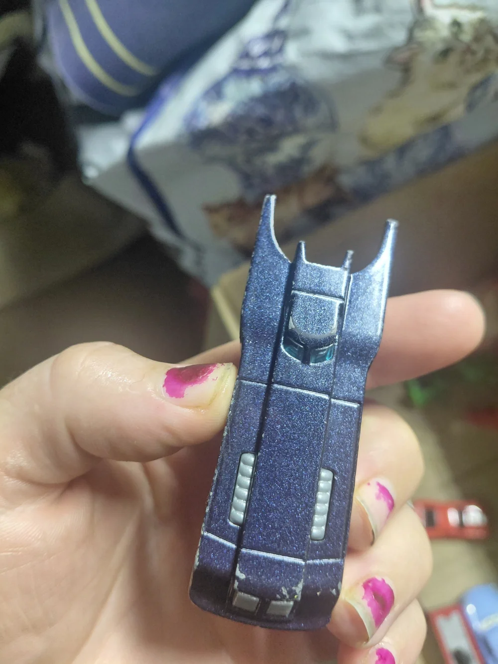 Hot Wheels die-cast toy based on the Batmobile from Batman: The Animated Series.